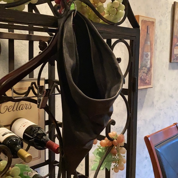 LEATHER BANDANA!! Black. Custom made. - Picture 2 of 9